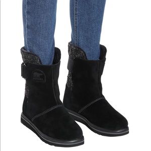Rylee Suede Ankle Boots Size 